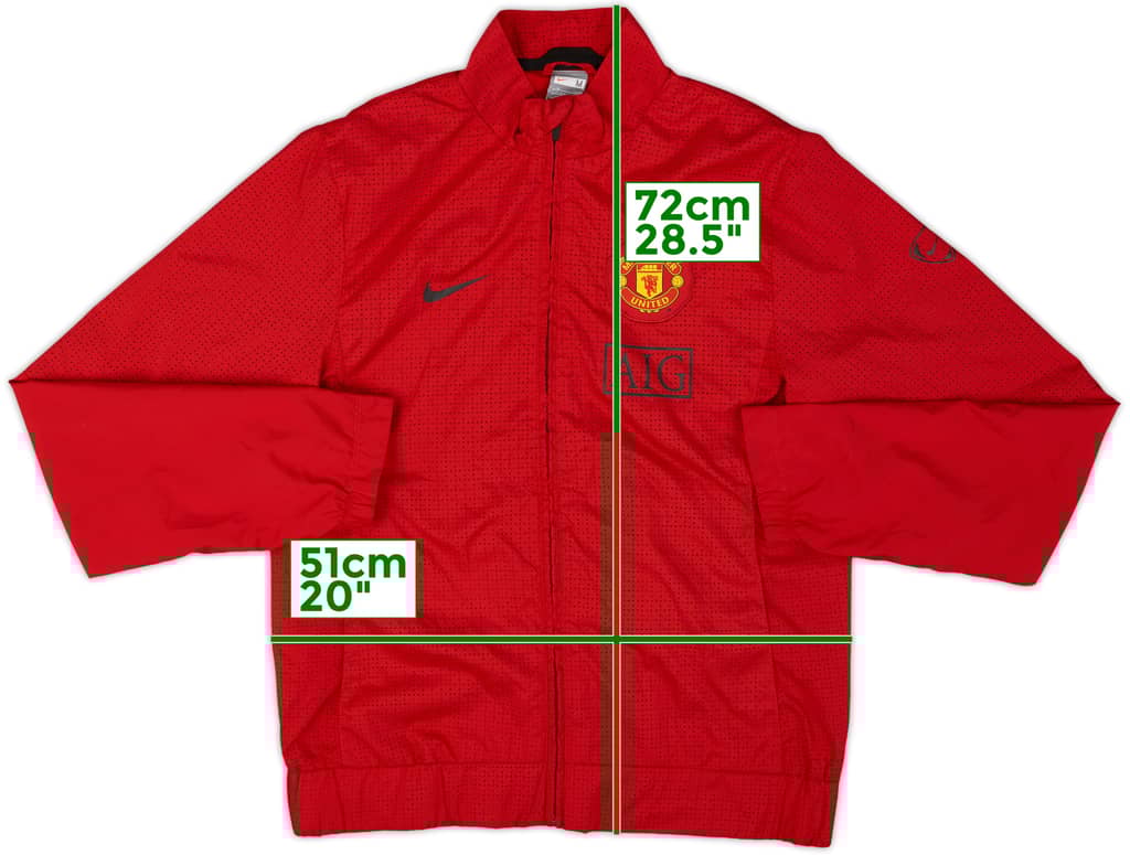 2008-09 Manchester United Track Jacket - 8/10 - (M)
