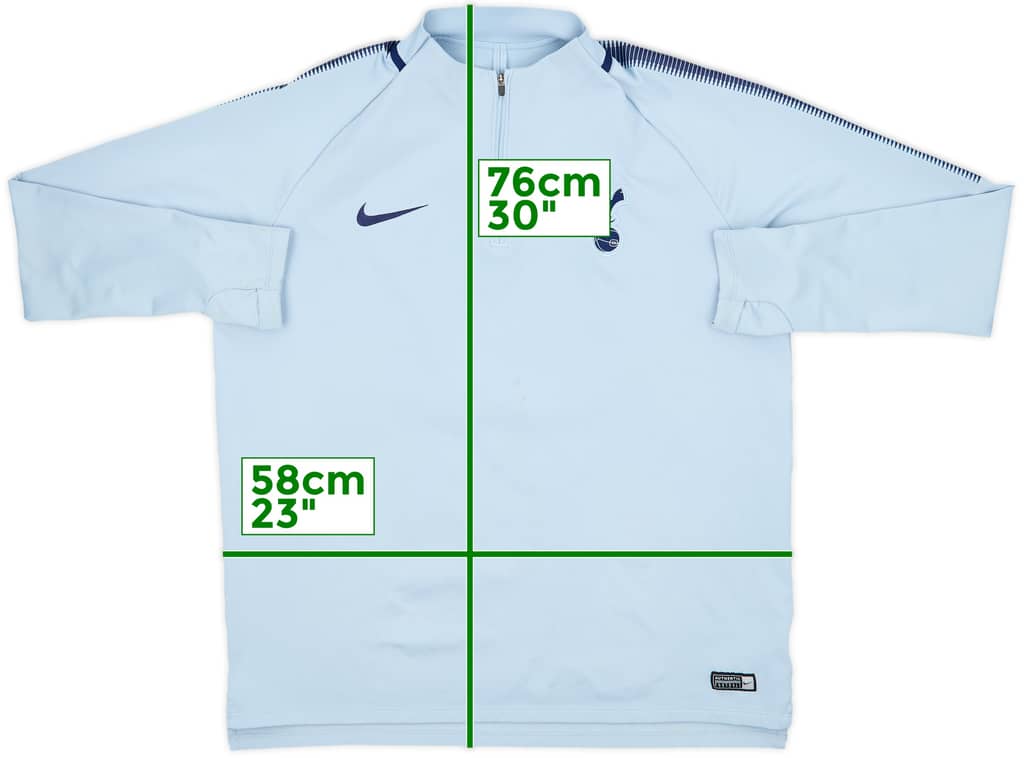 2018-19 Tottenham Nike 1/4 Zip Drill Top - 7/10 - (XL)