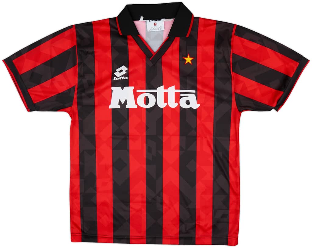 1993-94 AC Milan Home Shirt - 8/10 - (L)
