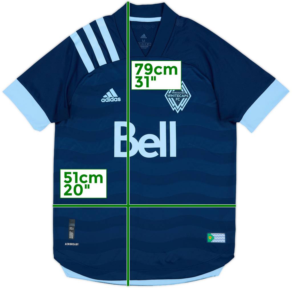 2020-21 Vancouver Whitecaps Authentic Away Shirt - 10/10 - (M)