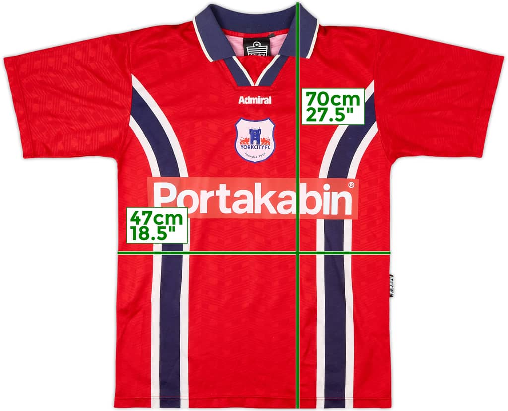 1997-99 York City Home Shirt - 8/10 - (M/L)