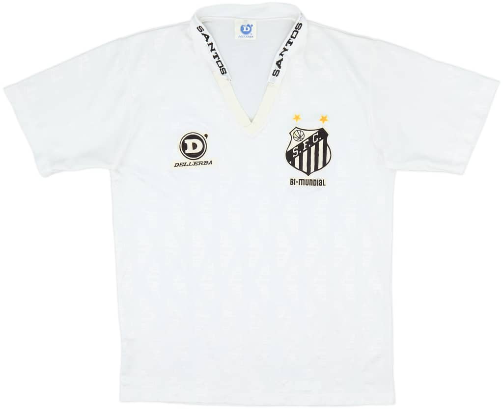 1993 Santos Home Shirt - 9/10 - (L)