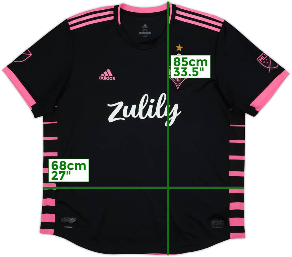 2019-20 Seattle Sounders Authentic Away Shirt - 8/10 - (XXL)