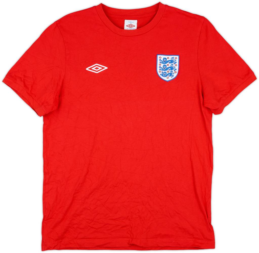 2010-11 England Umbro Cotton Tee - 10/10 - (L)