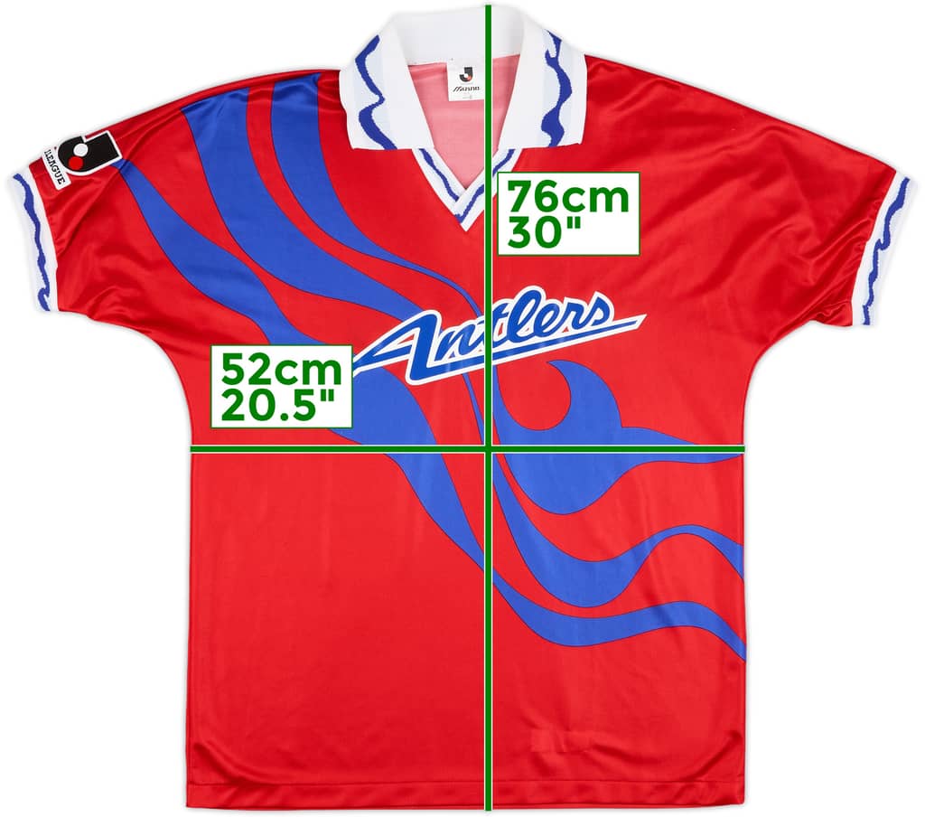 1993-94 Kashima Antlers Home Shirt - 9/10 - (L)