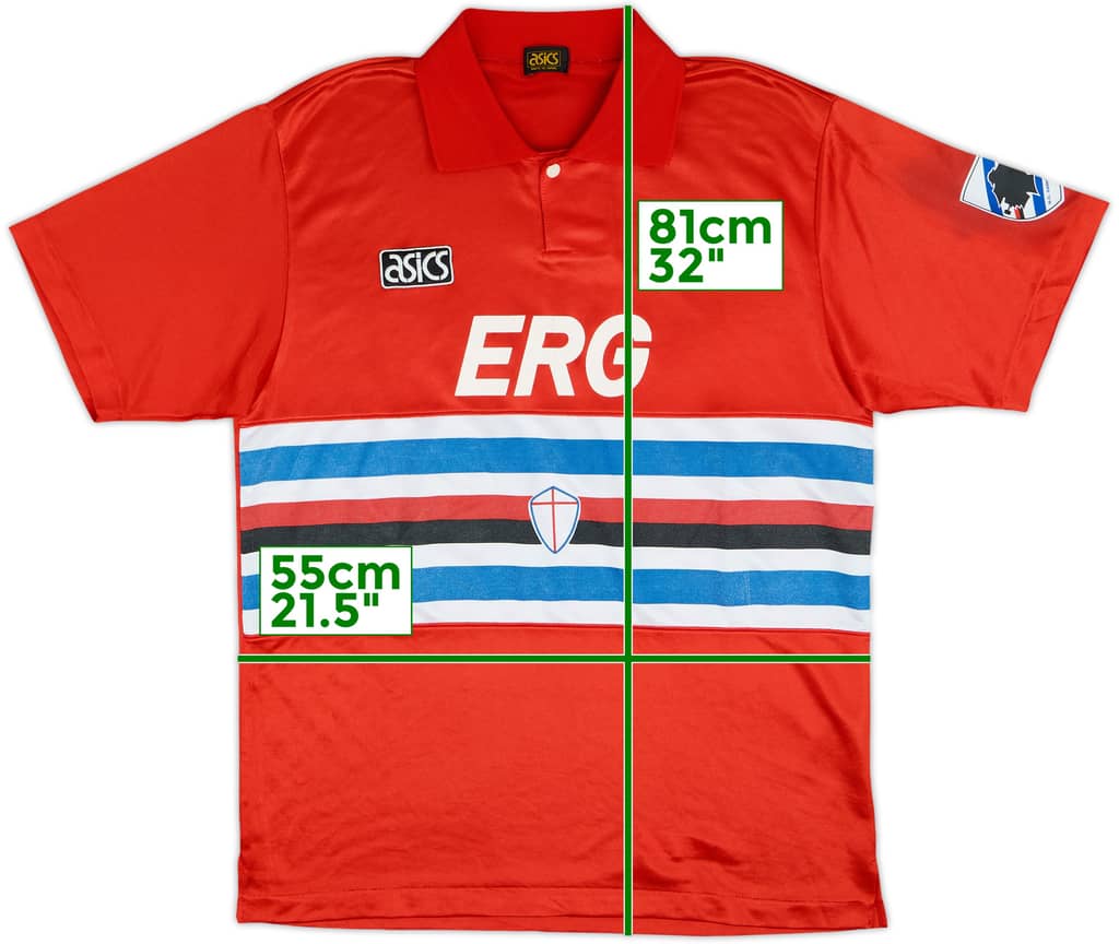 1992-94 Sampdoria Third Shirt - 8/10 - (L)
