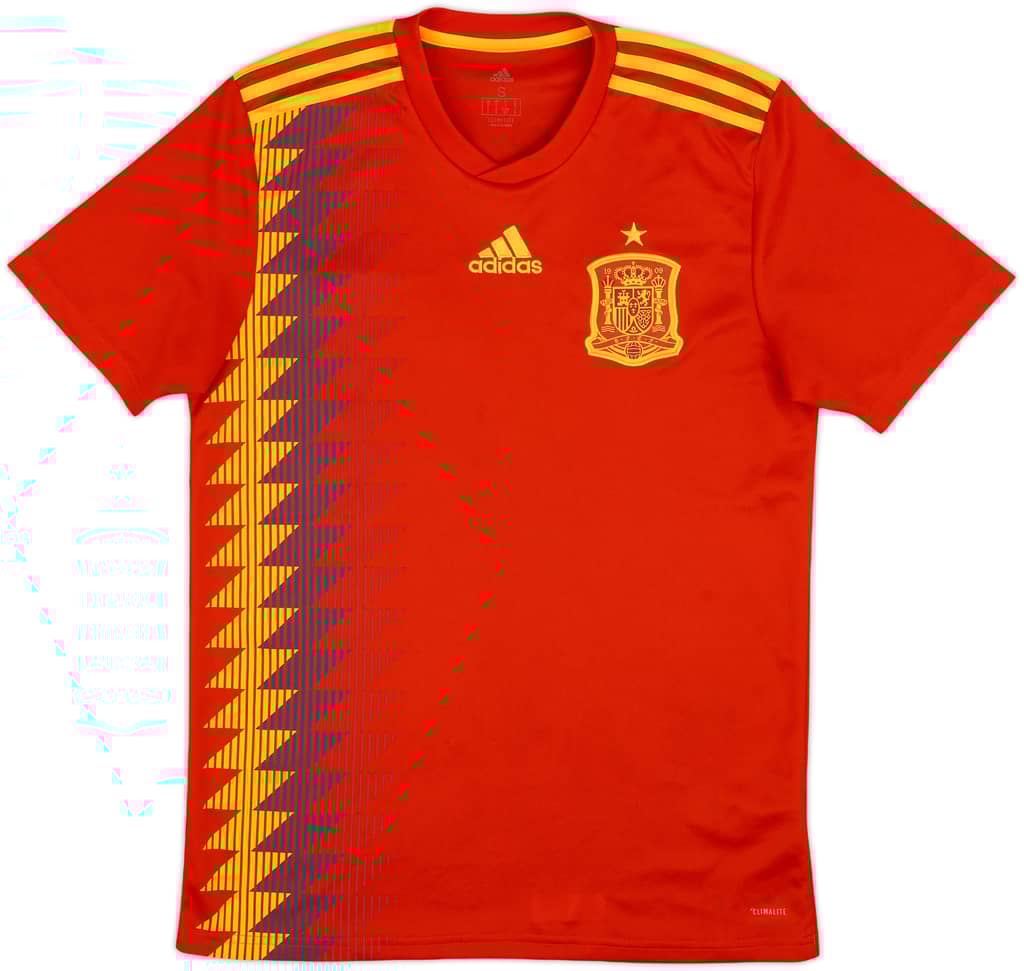 2018-19 Spain Home Shirt - 9/10 - (S)