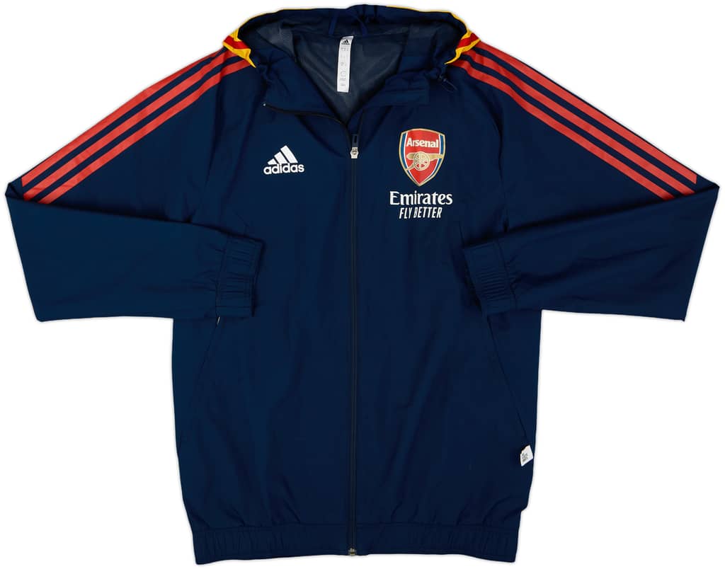 2022-23 Arsenal adidas Hooded Rain Jacket - 9/10 - (S)