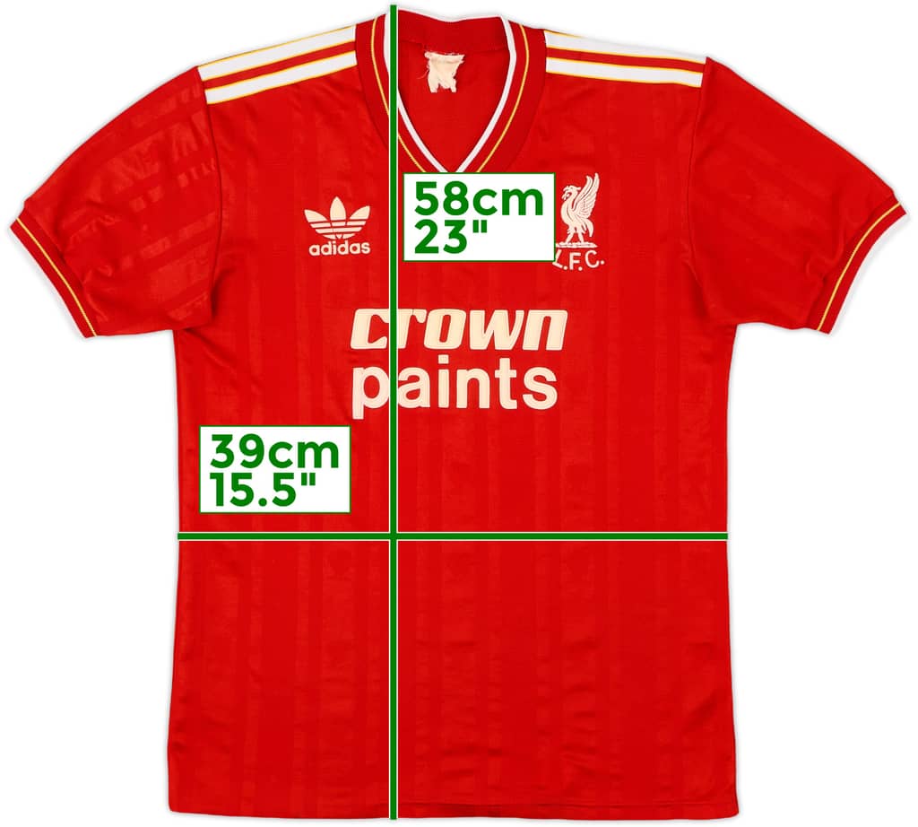 1985-87 Liverpool Home Shirt - 7/10 - (S)