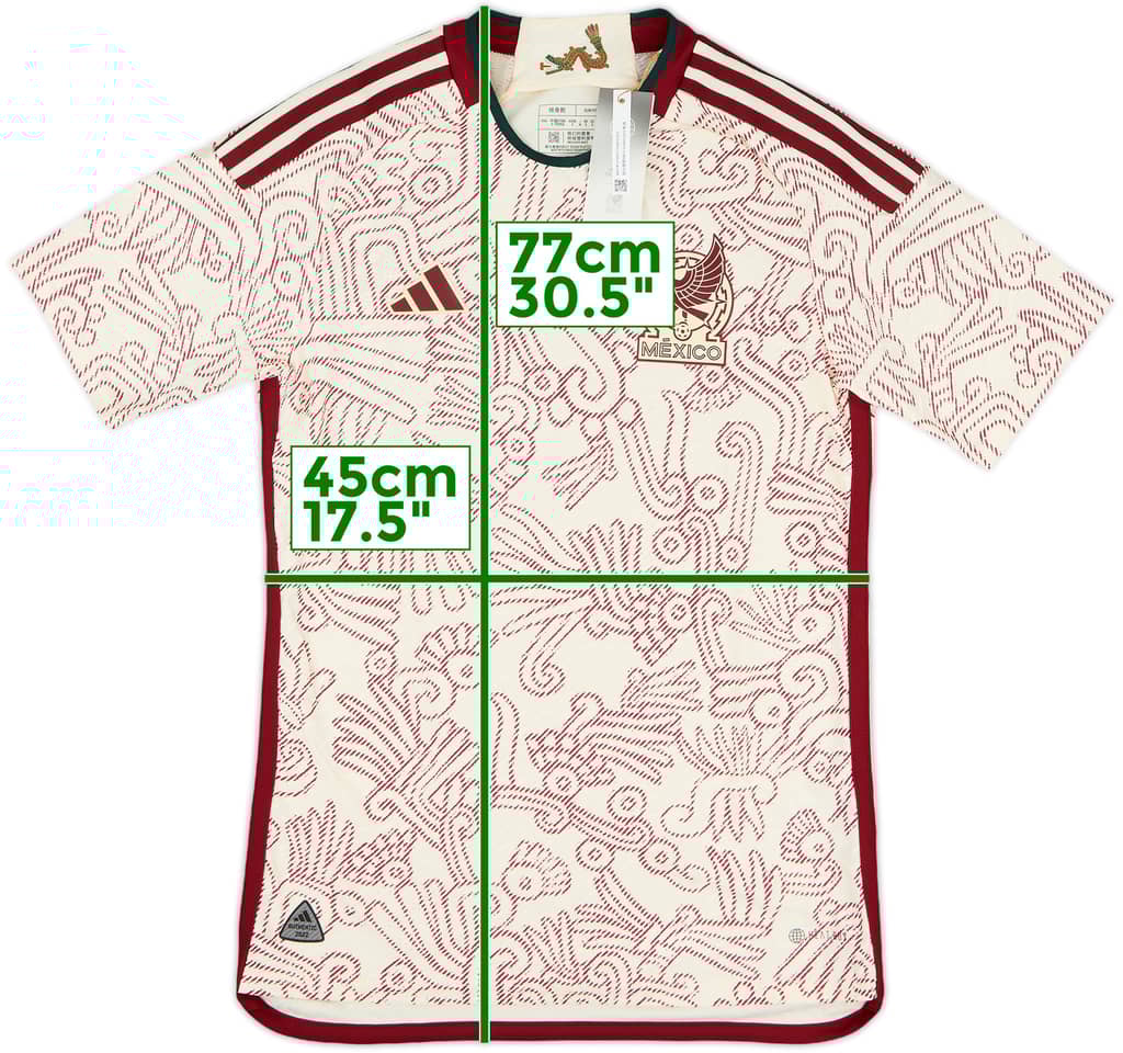 2022-23 Mexico Authentic Away Shirt (S)