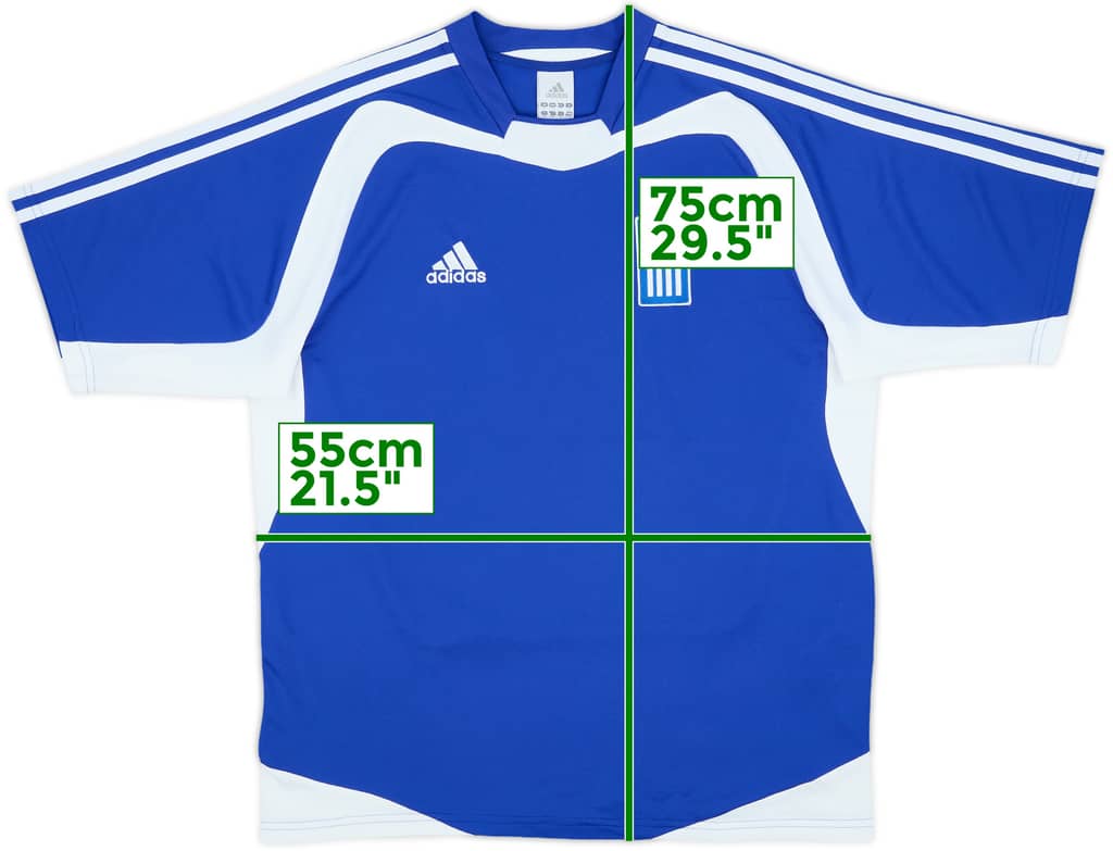 2004-06 Greece Home Shirt - 9/10 - (M)