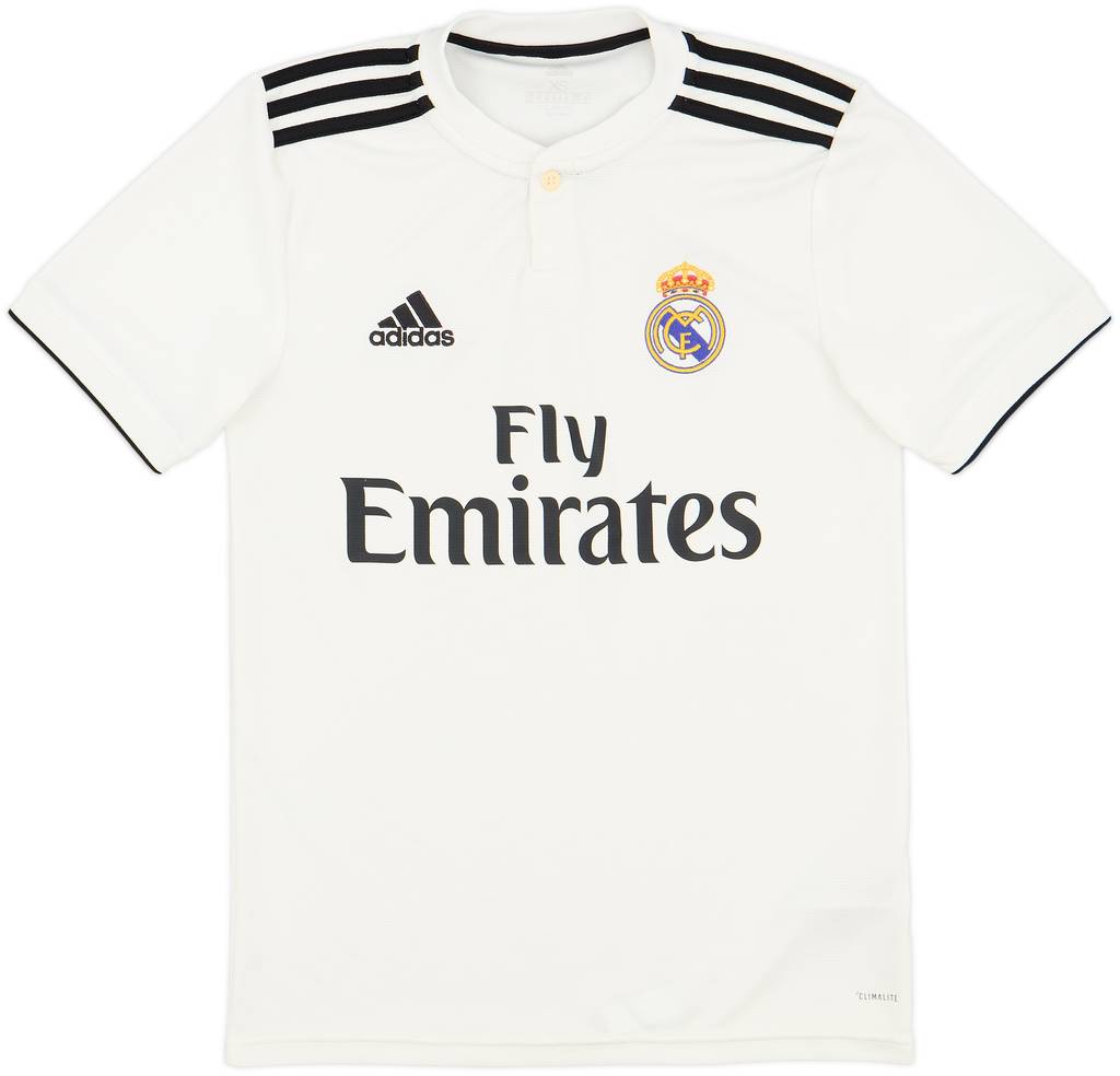 2018-19 Real Madrid Home Shirt - 9/10 - (XS)