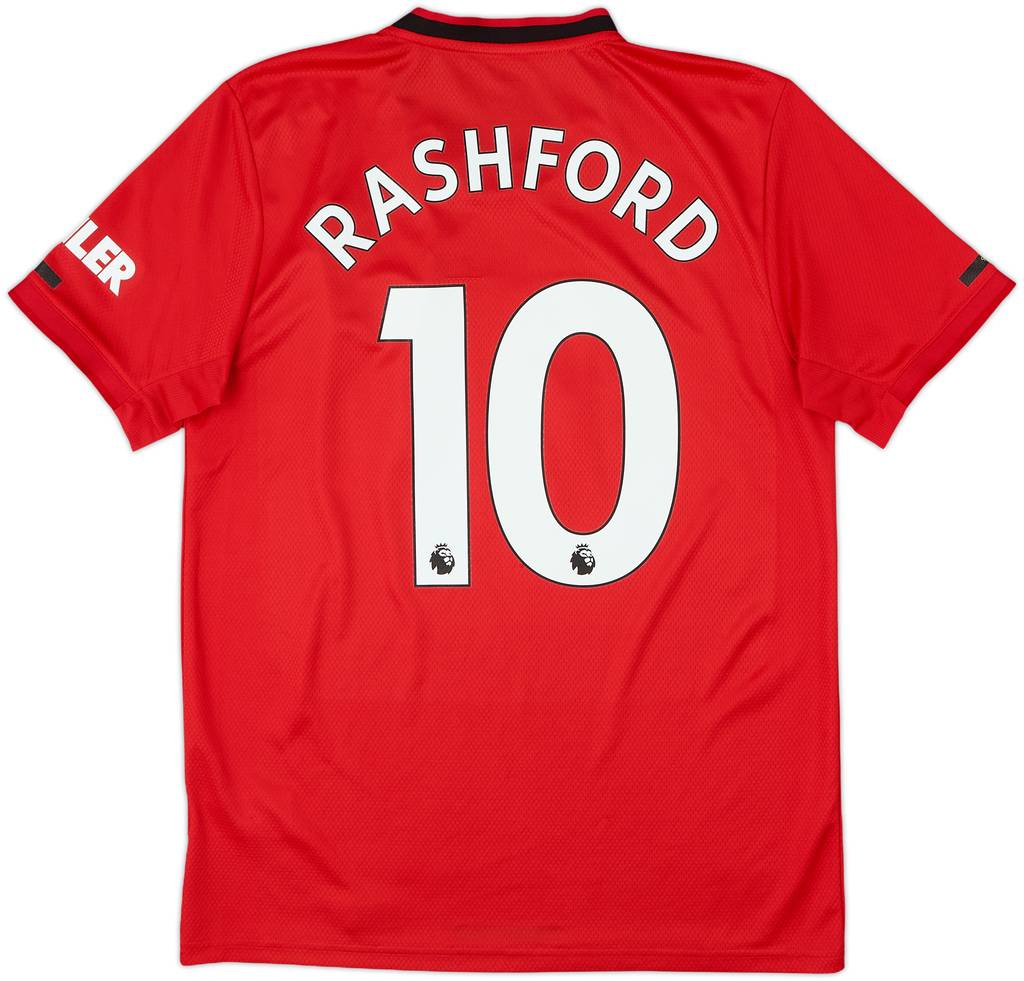 2019-20 Manchester United Home Shirt Rashford #10 - 6/10 - (M)