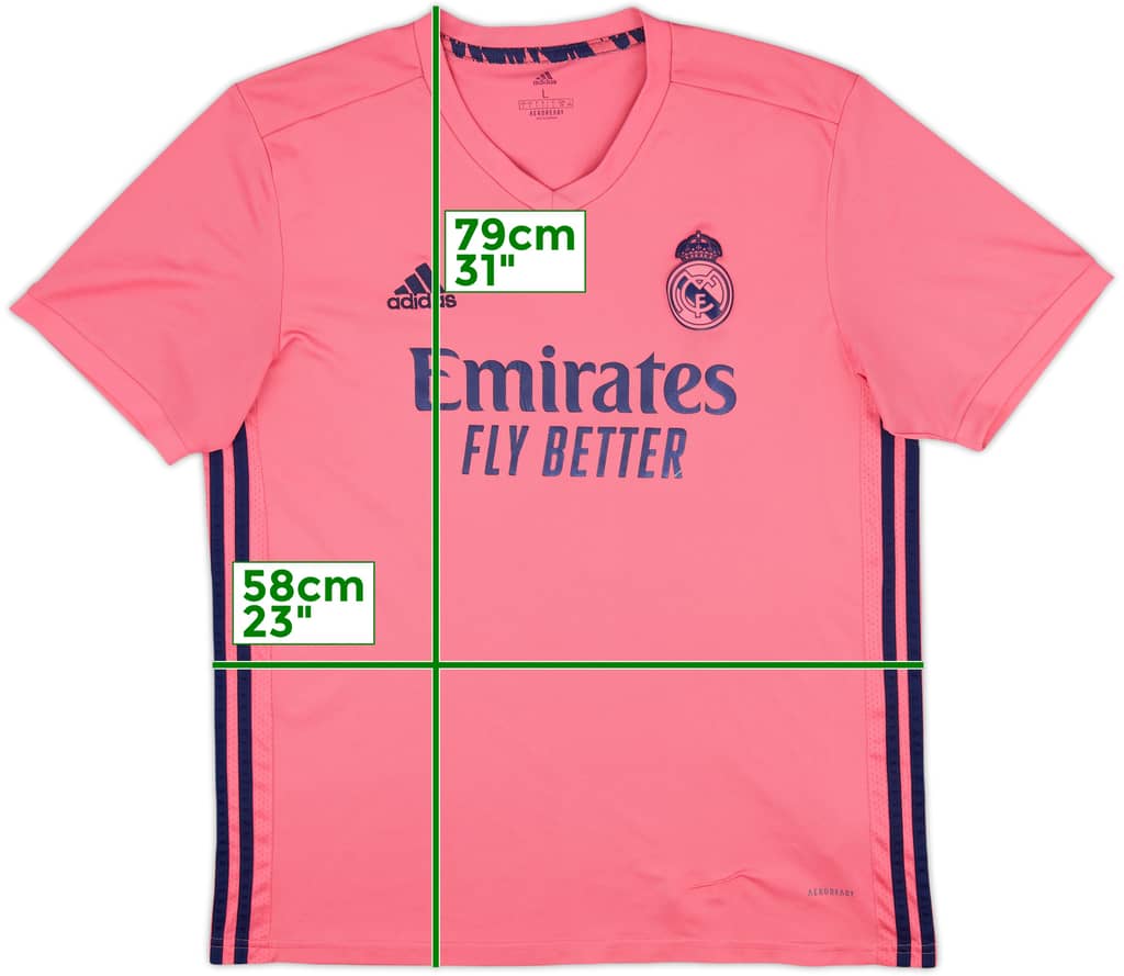 2020-21 Real Madrid Away Shirt - 7/10 - (L)