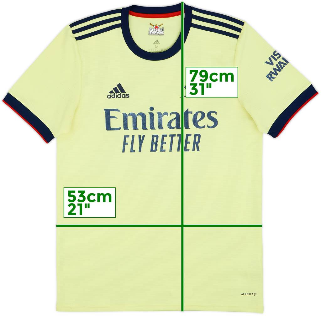 2021-22 Arsenal Away Shirt - 5/10 - (M)