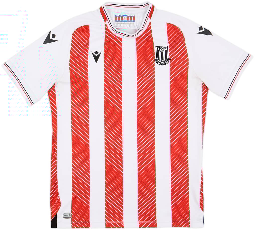 2022-23 Stoke City Home Shirt - 5/10 - (XL.Boys)