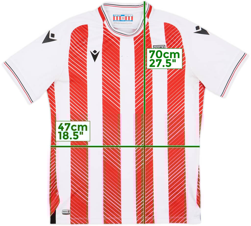 2022-23 Stoke City Home Shirt - 5/10 - (XL.Boys)
