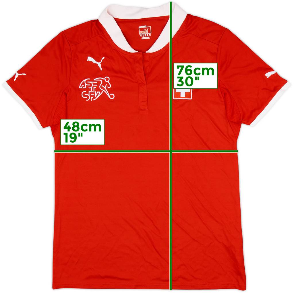 2012-13 Switzerland Women Home Shirt - 10/10 - (Women's L)