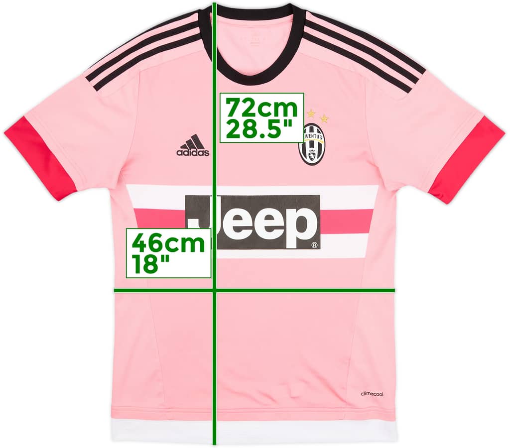 2015-16 Juventus Away Shirt - 6/10 - (S)