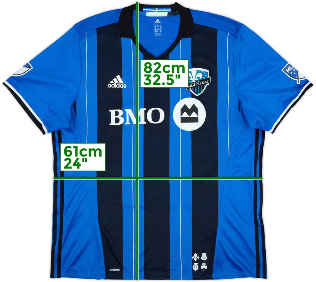 2016-17 Montreal Impact Authentic Home Shirt - 9/10 - (XXL)
