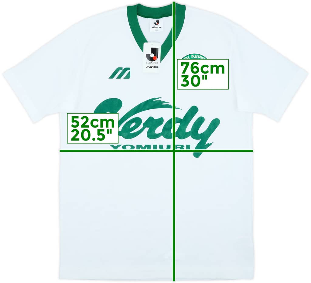 1993-95 Verdy Kawasaki Mizuno Training Shirt (L)