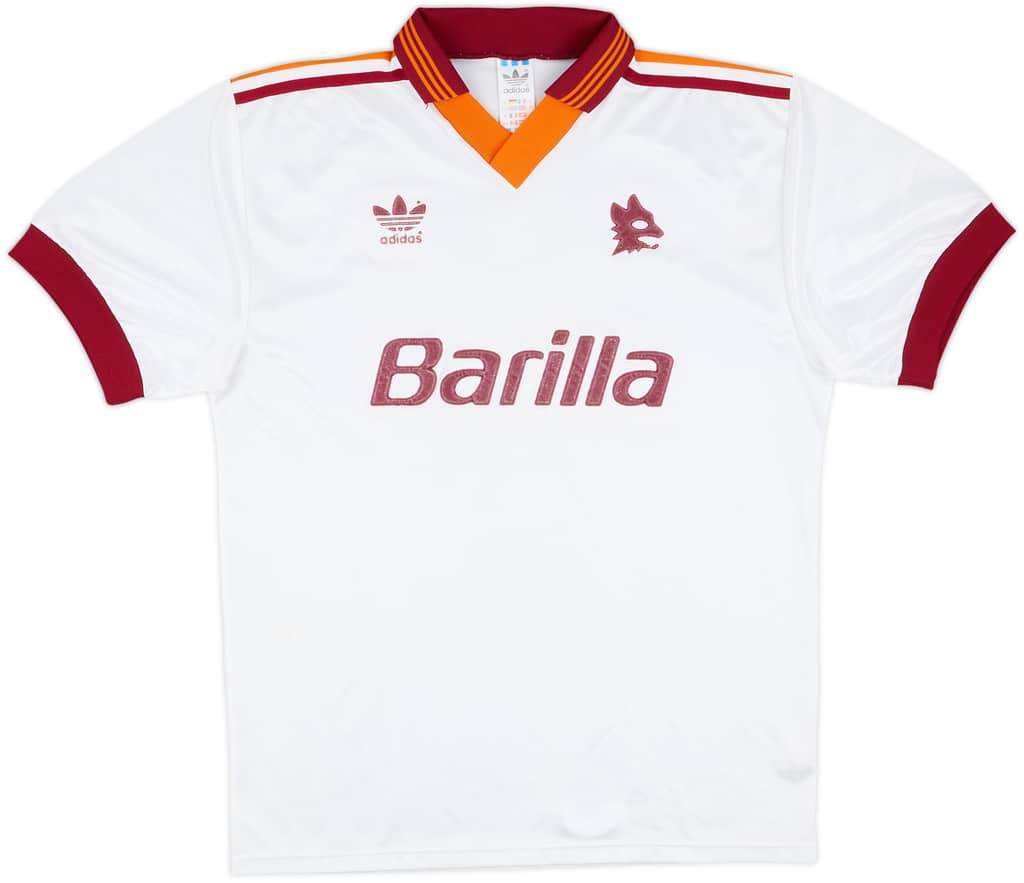 Camiseta de visitante del Roma 1991-92 - 8/10 - (M)