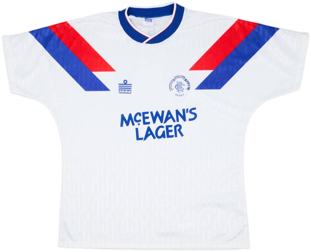 1990-92 Rangers Away Shirt - 8/10 - (XL)