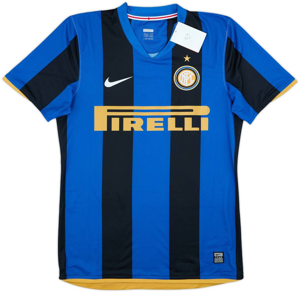 2008-09 Inter Milan Player Issue Home Shirt (M)