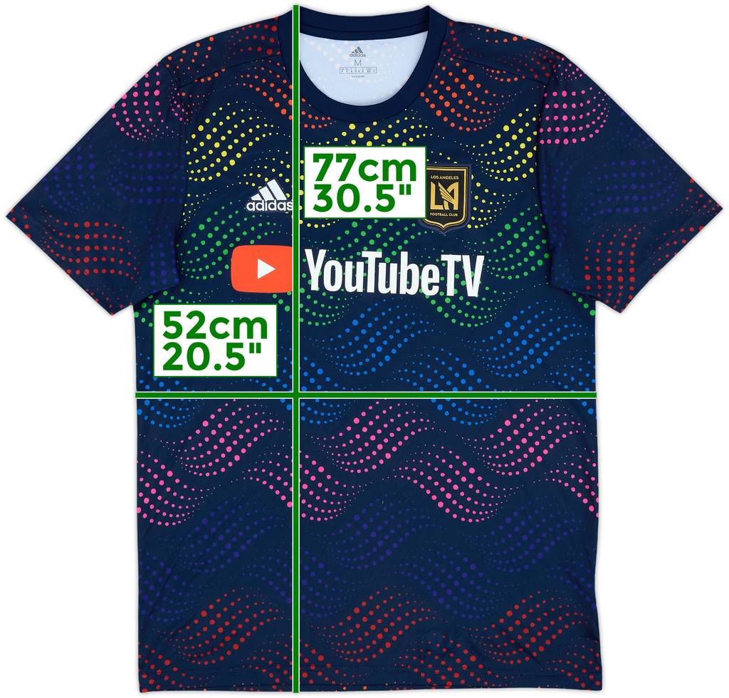 2019-20 Los Angeles FC adidas Pre-Match Training Shirt - 10/10 - (M)