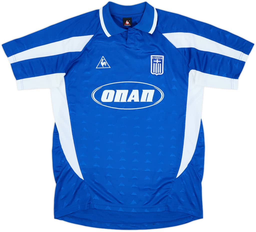 2002-04 Greece Home Shirt - 8/10 - (XL)