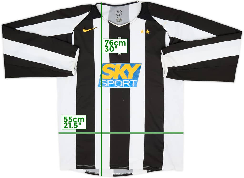 2004-05 Juventus Home L/S Shirt - 6/10 - (L)