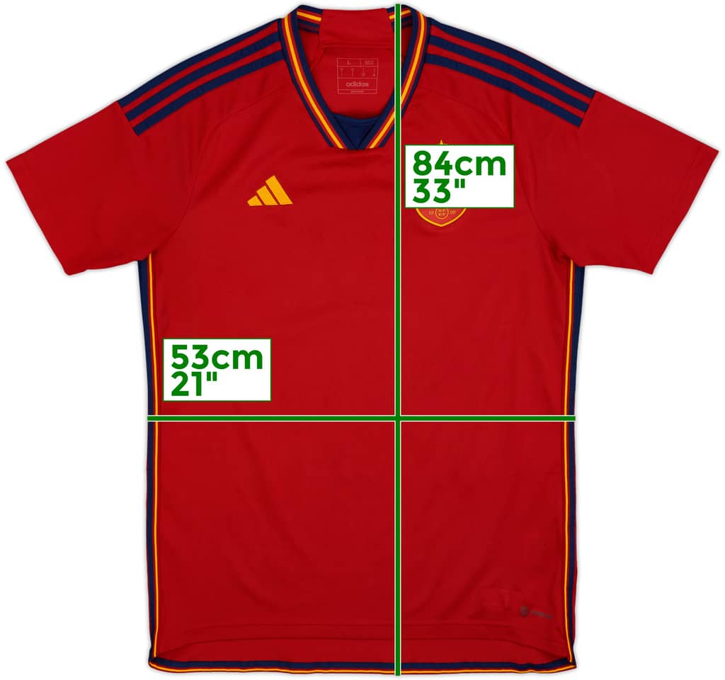 2022-23 Spain Home Shirt - 10/10 - (L)