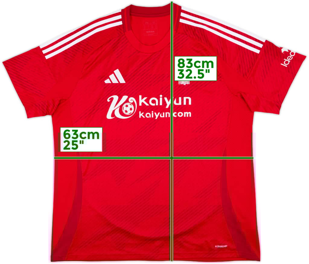 2023-24 Nottingham Forest Home Shirt - 10/10 - (XXL)