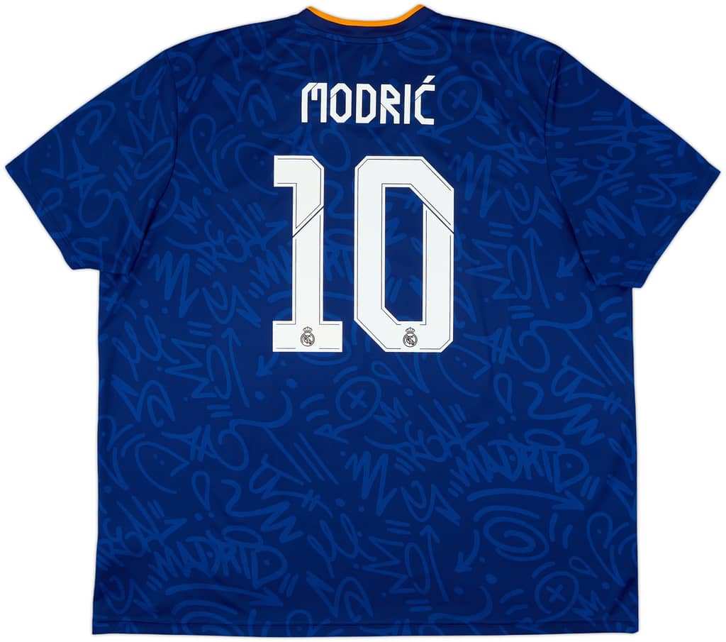 2021-22 Real Madrid Away Shirt Modric #10 - 9/10 - (3XL)