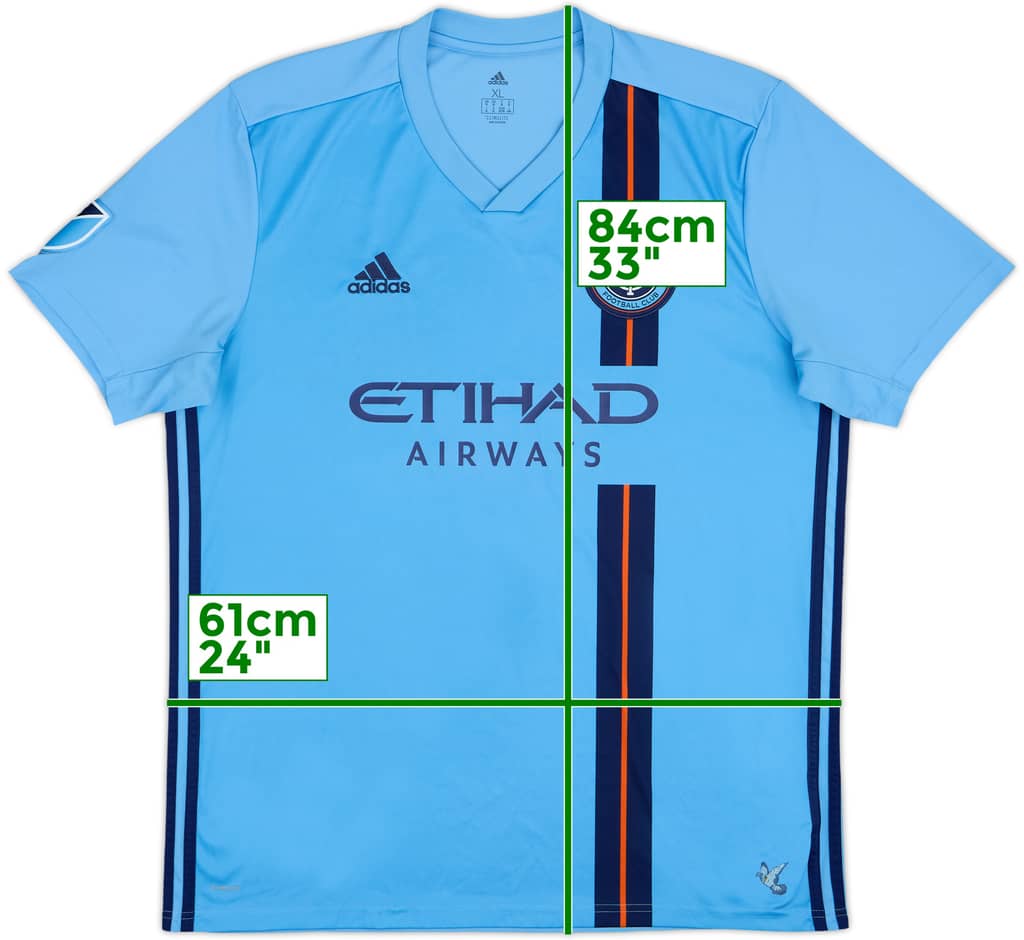 2018-19 New York City FC Home Shirt - 8/10 - (XL)