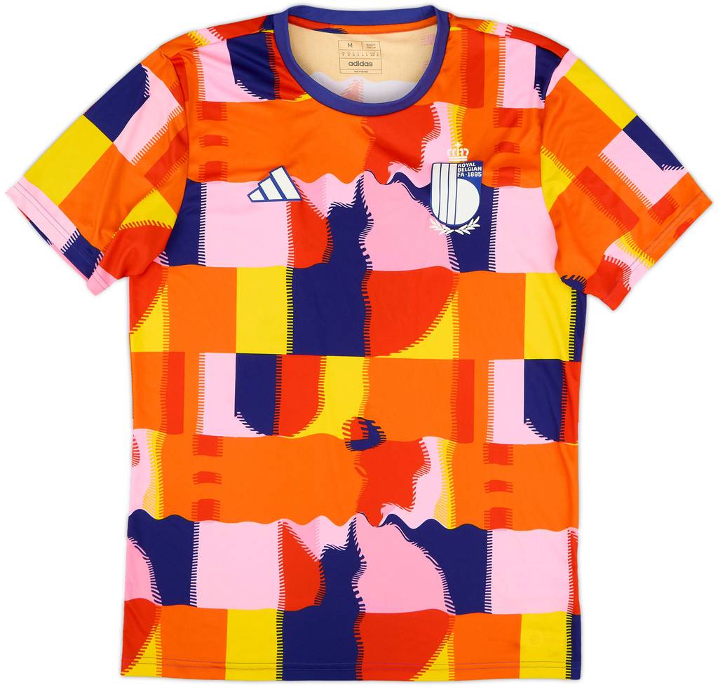 2022-24 Belgium adidas Pre-Match Training Shirt - 9/10 - (M)