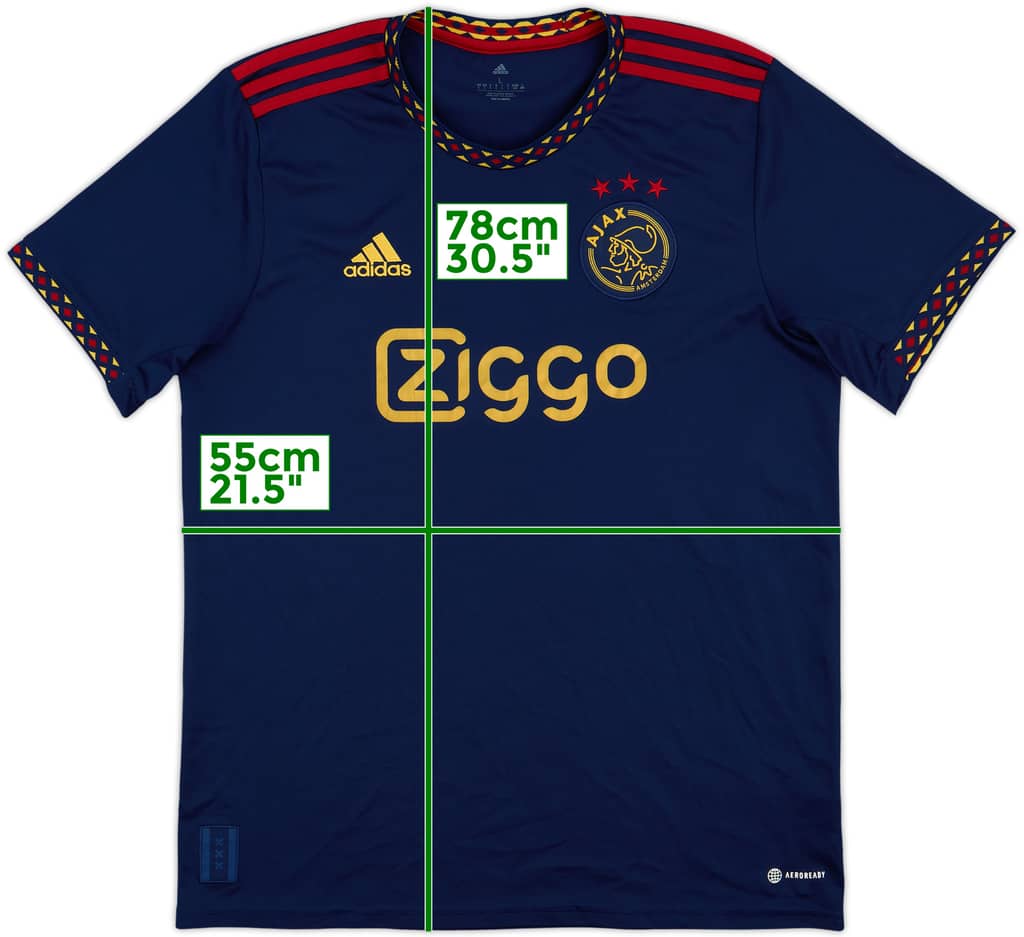 2022-23 Ajax Away Shirt - 8/10 - (L)