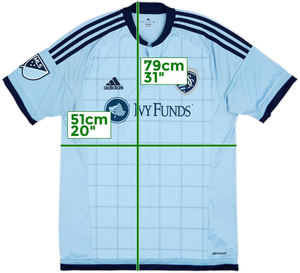 2015-17 Sporting Kansas City Home Shirt - 8/10 - (M)
