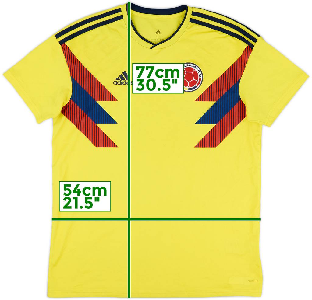 2018-19 Colombia Home Shirt - 7/10 - (L)