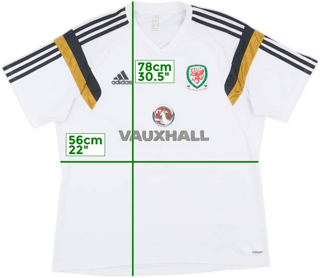 2014-15 Wales adizero Training Shirt - 6/10 - (XL)
