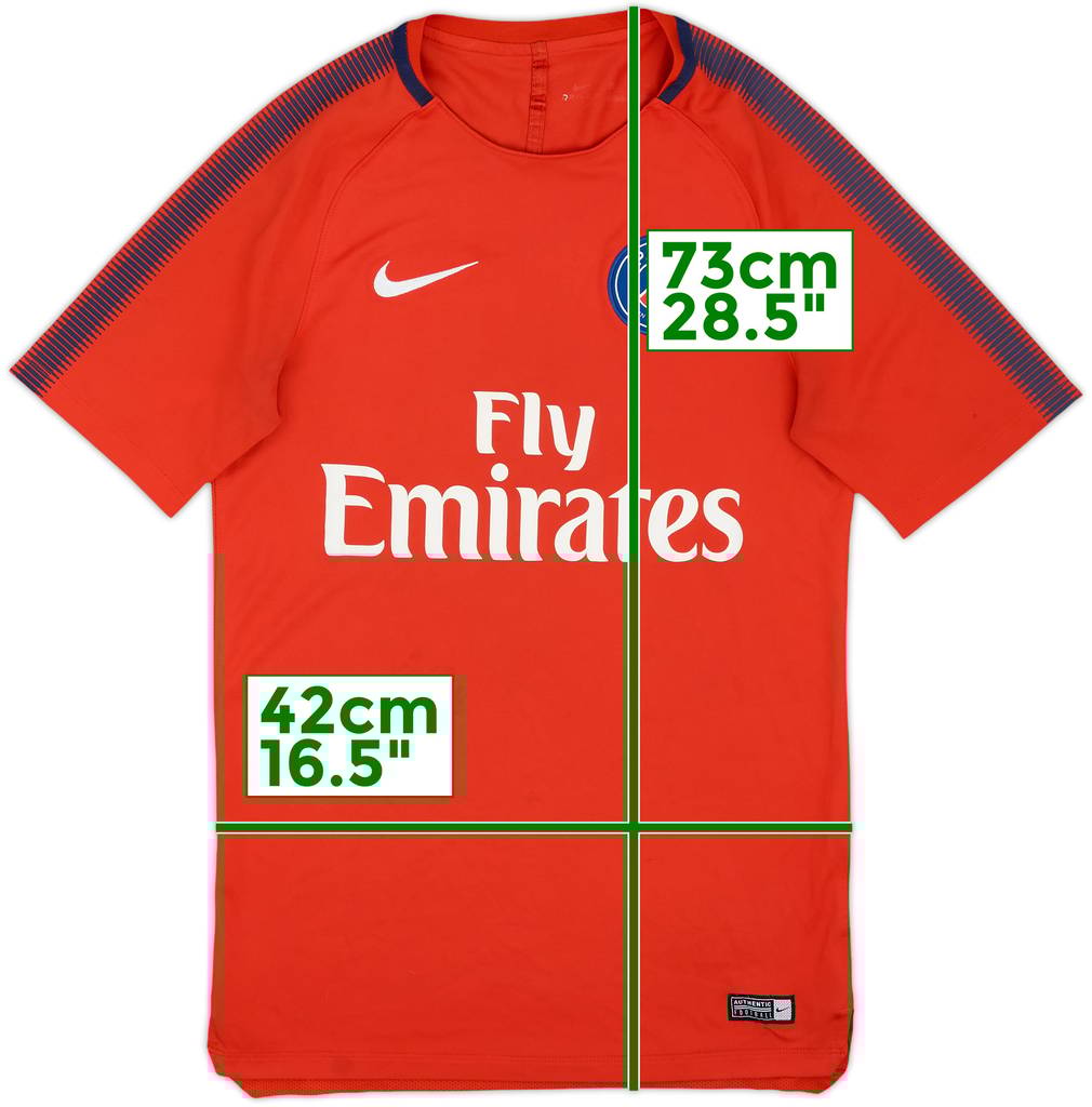 2017-18 Paris Saint-Germain Nike Training Shirt - 7/10 - (S)