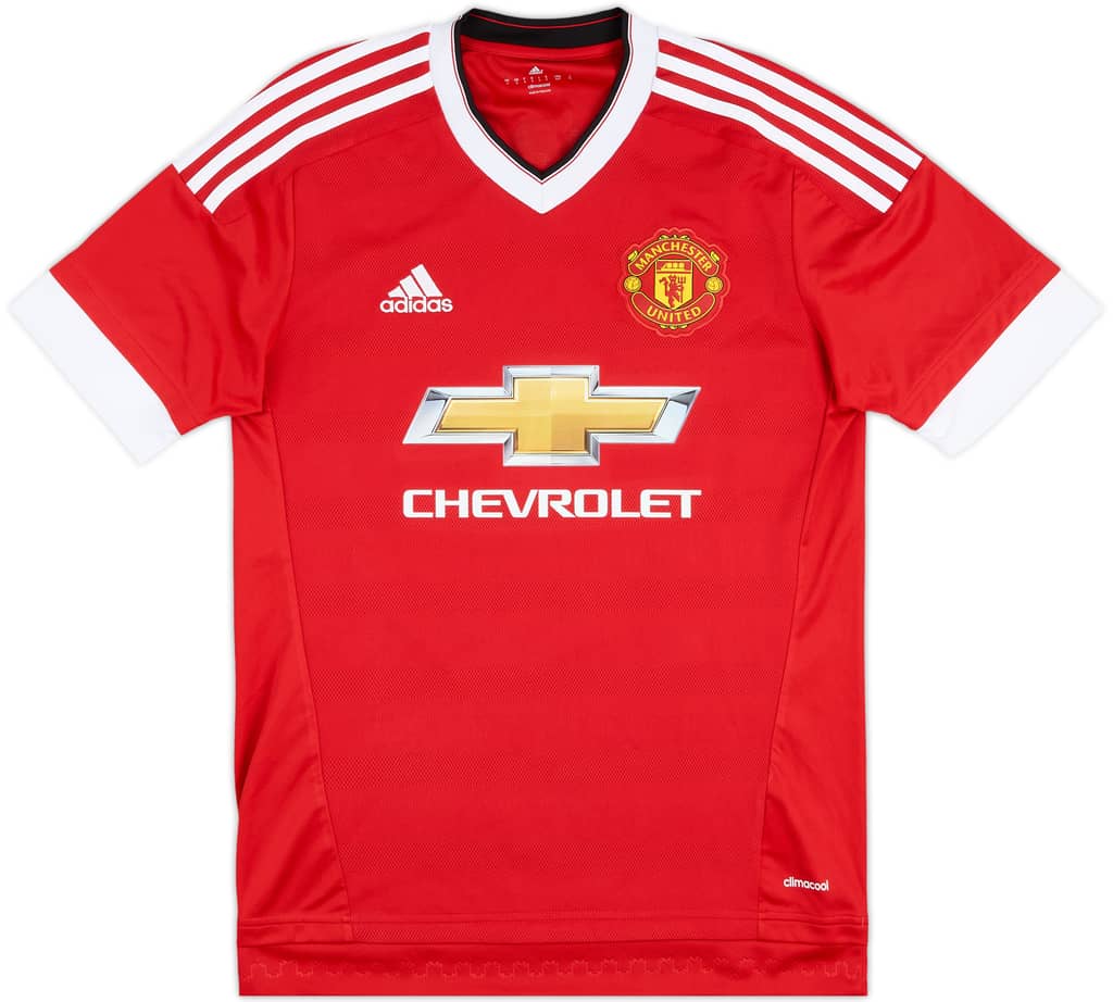 2015-16 Manchester United Home Shirt Carrick #16