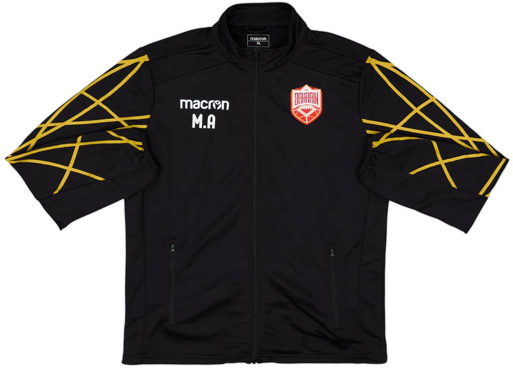 2019-20 Bahrain Staff Issue Macron Track Jacket 'M.A' - 9/10 - (XL)