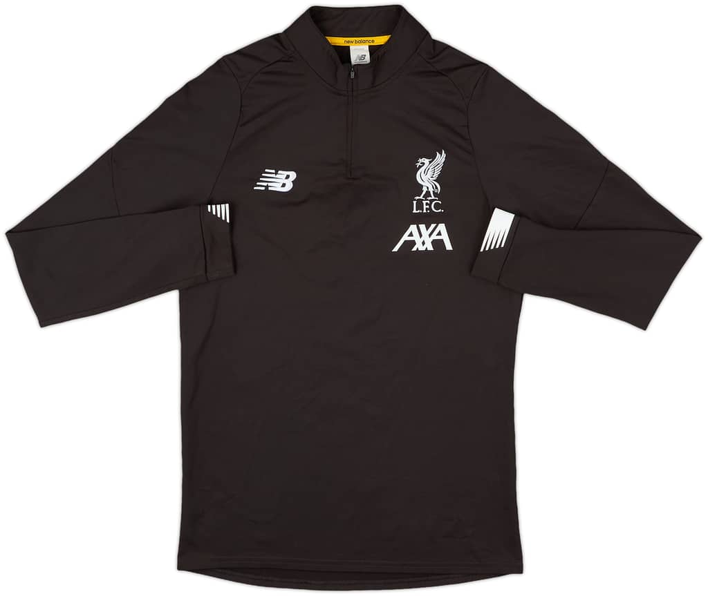 2019-20 Liverpool New Balance 1/4 Zip Drill Top - 8/10 - (XL.Boys)