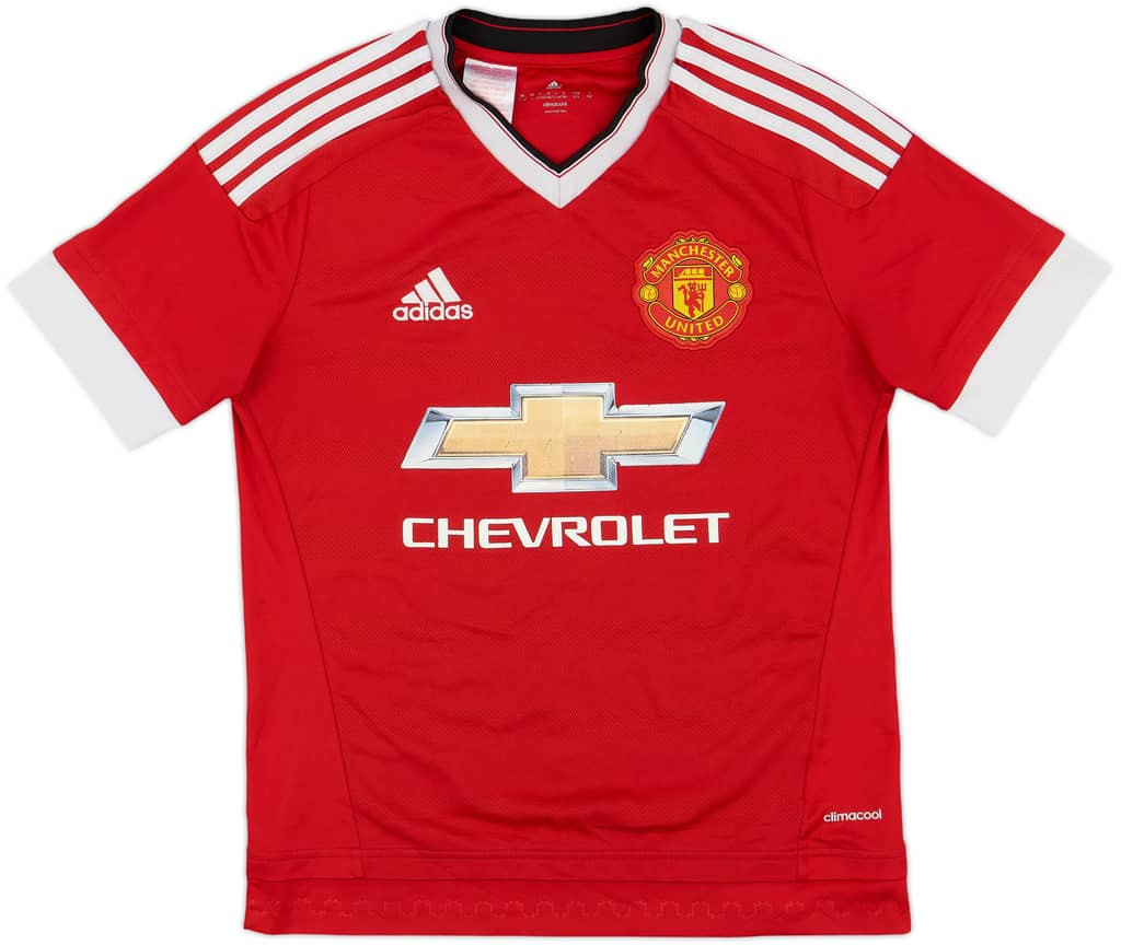 2015-16 Manchester United Home Shirt - 5/10 - (L.Boys)