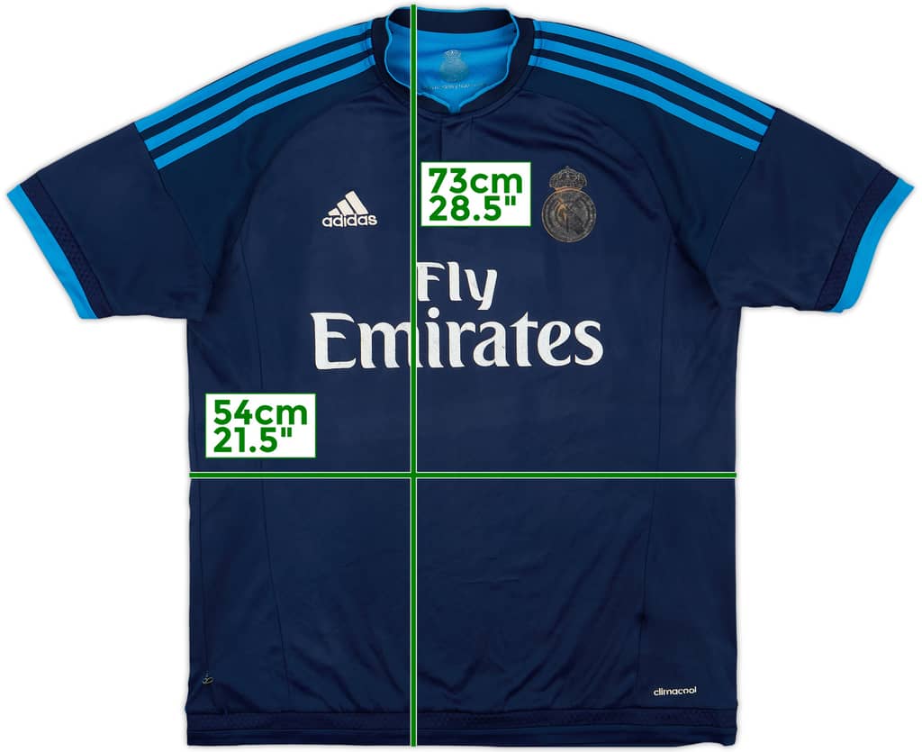 2015-16 Real Madrid Third Shirt - 4/10 - (L)