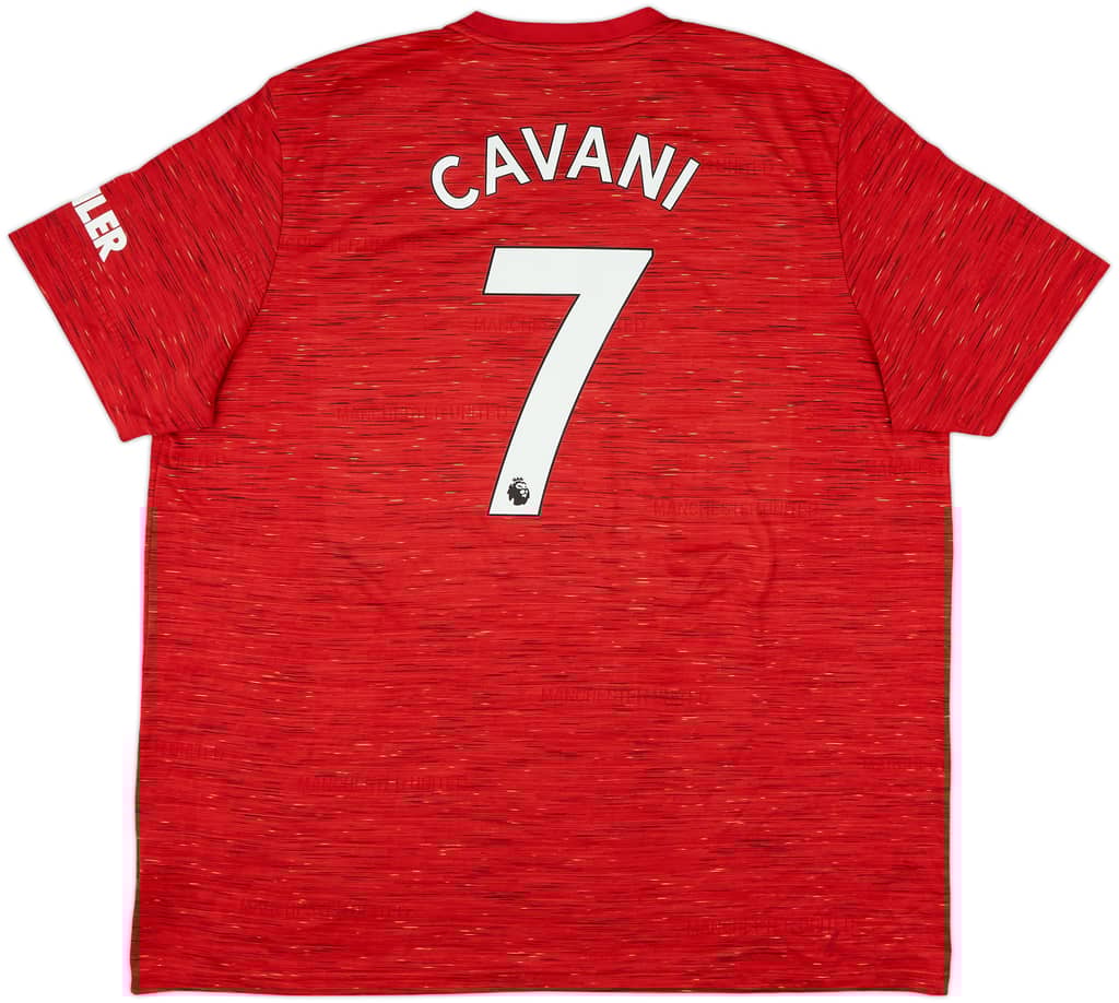 2020-21 Manchester United Home Shirt Cavani #7 - 8/10 - (3XL)