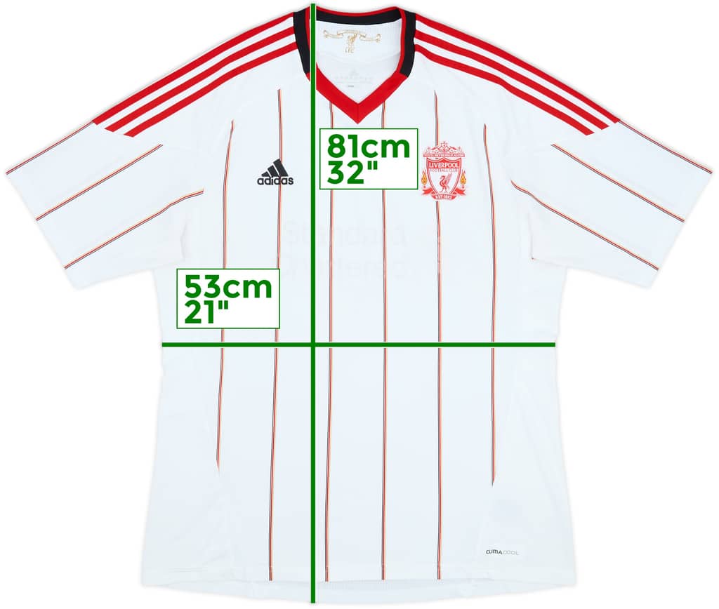 2010-11 Liverpool Away Shirt - 4/10 - (L)