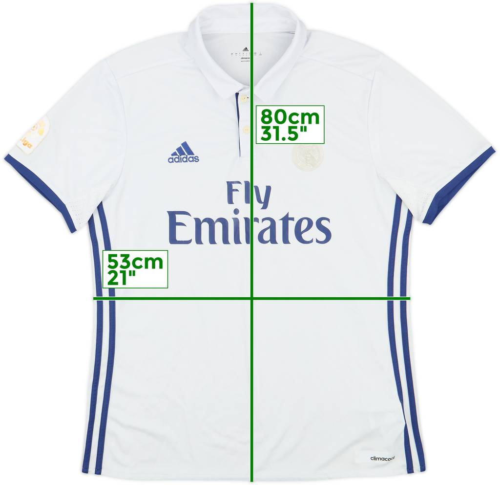 2016-17 Real Madrid Home Shirt - 4/10 - (L)