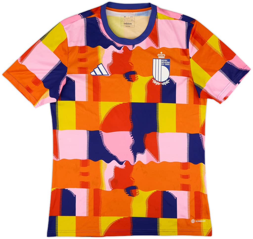 2022-24 Belgium adidas Pre-Match Training Shirt - 7/10 - (M)